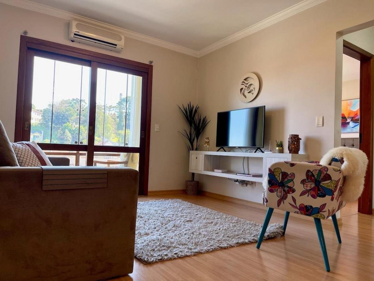 Apartamentos Jardim Da Serra Centro By Achei Gramado Zewnętrze zdjęcie