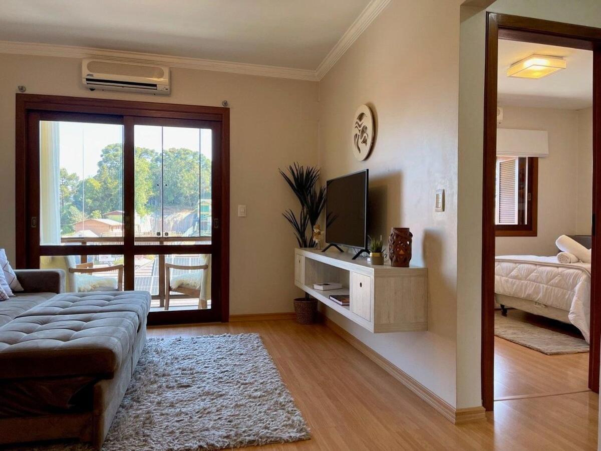 Apartamentos Jardim Da Serra Centro By Achei Gramado Zewnętrze zdjęcie