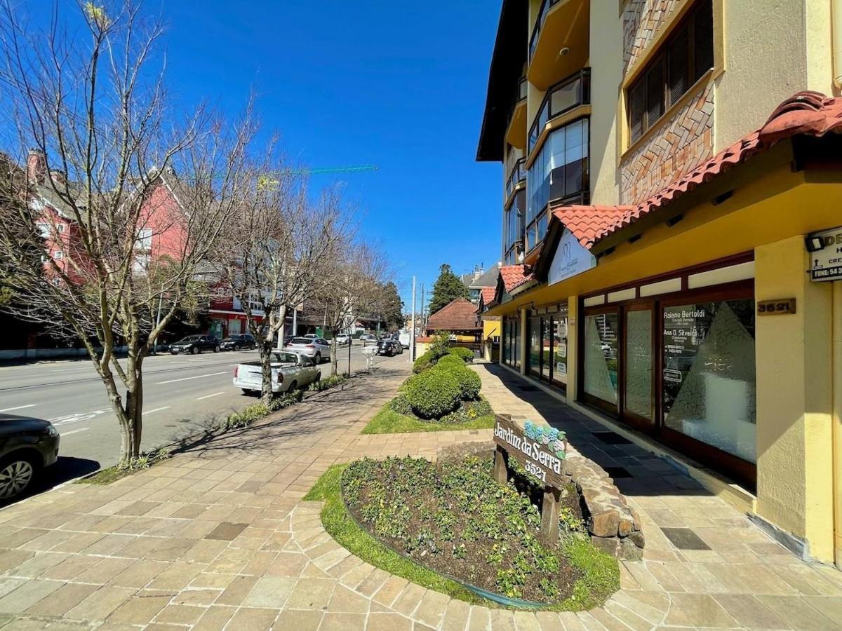Apartamentos Jardim Da Serra Centro By Achei Gramado Zewnętrze zdjęcie